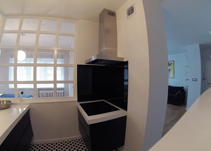 Apartmán Black & White W Centrum Gdyni Iii Gdyně